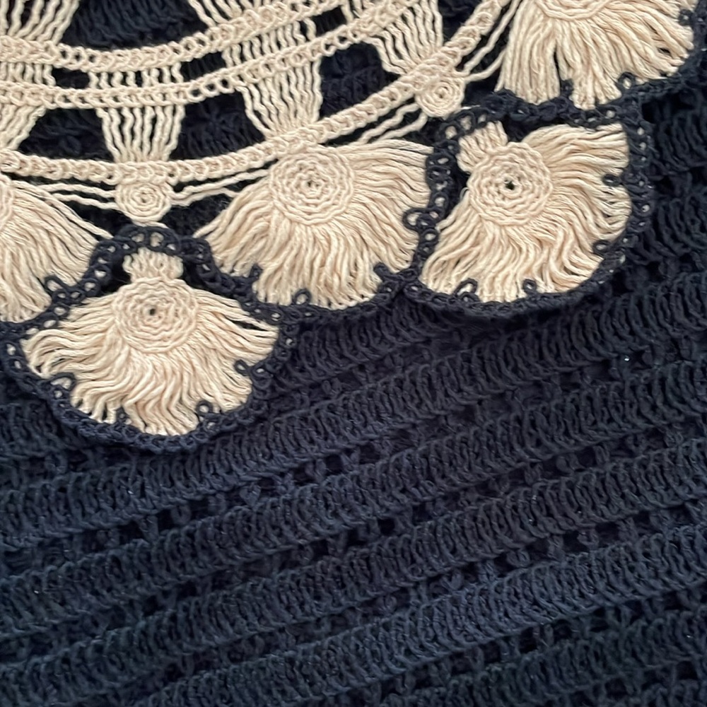ZARA crochet dress Peter Pan collar rare size XS-S - Picture 10 of 10